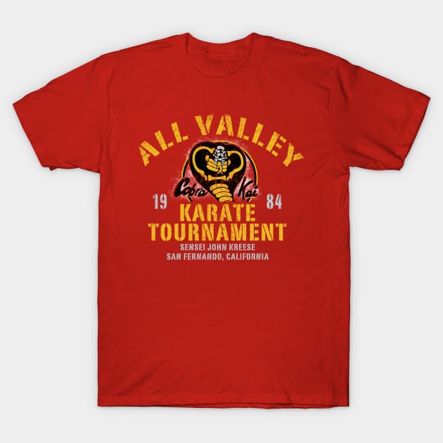 All valley karate tournament t shirt top
